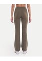 Leggings Flare Pretina Cruzada  Para Mujer Gris Atmos de Atmos