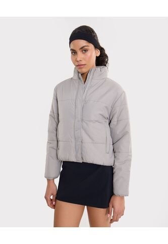 Chaqueta Para Mujer Acolchada Color Gris Marca Atmos #31080050 Atmos