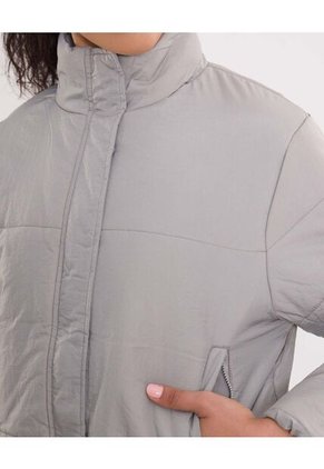 Chaqueta Para Mujer Acolchada Color Gris Marca Atmos #31080050