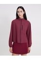 Chaqueta Full Zipper Hooka  Para Mujer Vino Atmos de Atmos