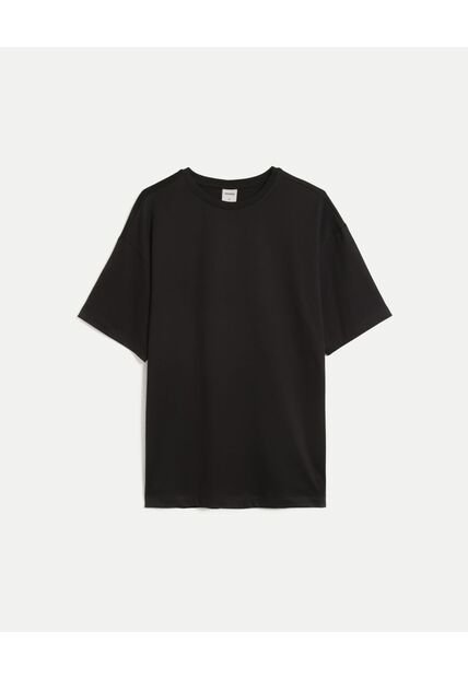 Camiseta Para Hombre Manga Corta Cuello Redondo Color Negro Marca Atmos #32090228