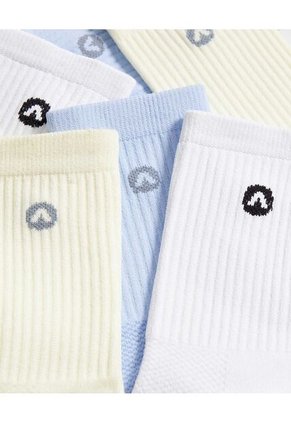 Medias Para Mujer Caña Media Color Crema Marca Atmos #31980048