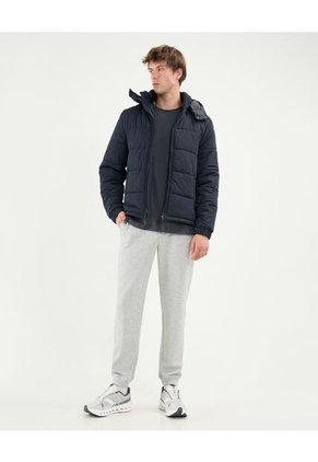 Chaqueta Para Hombre Acolchada Color Negro Marca Atmos #32080041