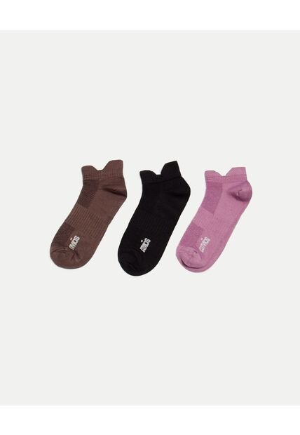 Medias Para Mujer Invisible Color Café Marca Atmos #31980036