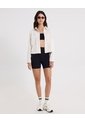 Chaqueta Sobrecamisa Plush Con Bolsillos Para Mujer  Deportiva  Color Blanco Marca Atmos de Atmos