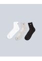 Pack X3 Medias Caña Media En Algodón X3 Para Hombre Blanco Atmos de Atmos