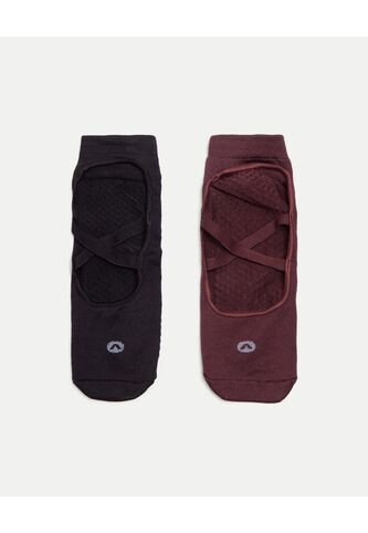 Medias X2 Para Mujer Valeta Color Negro Marca Atmos #31980063 Atmos