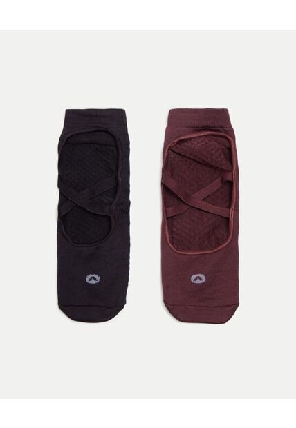 Medias X2 Para Mujer Valeta Color Negro Marca Atmos #31980063