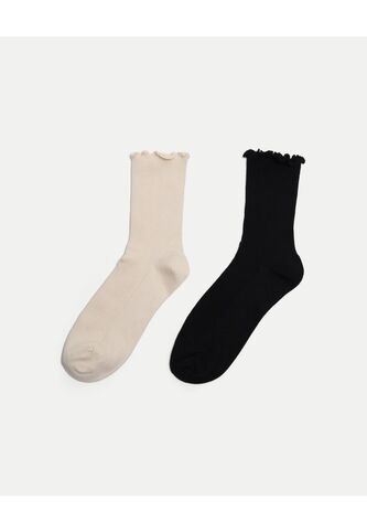 Medias X2 Para Mujer Caña Media Color Negro Marca Atmos #31980068 Atmos