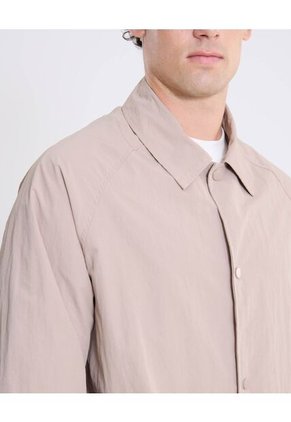 Chaqueta Sobrecamisa Técnica Para Hombre Beige Atmos