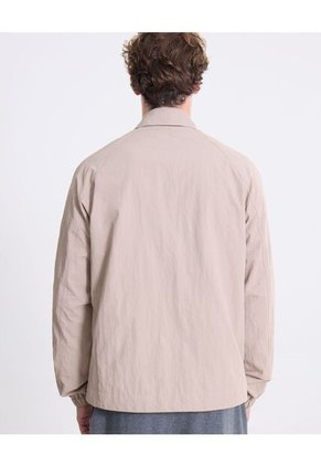 Chaqueta Sobrecamisa Técnica Para Hombre Beige Atmos