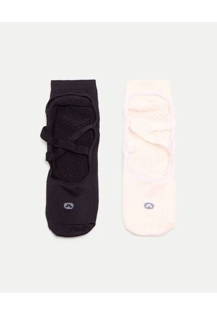 Medias X2 Para Mujer Valeta Color Negro Marca Atmos #31980062