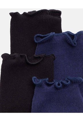 Medias X2 Para Mujer Caña Media Color Negro Marca Atmos #31980071