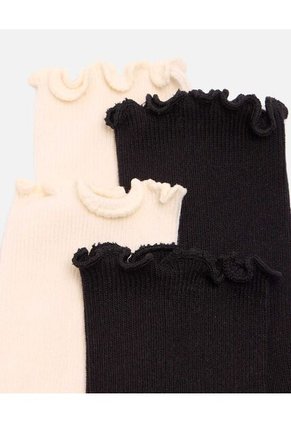 Medias X2 Para Mujer Caña Media Color Negro Marca Atmos #31980068