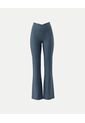 Leggings Flare Aerius Skin  Para Mujer Gris Atmos de Atmos