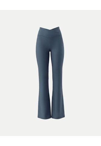 Leggings Flare Aerius Skin  Para Mujer Gris Atmos Atmos