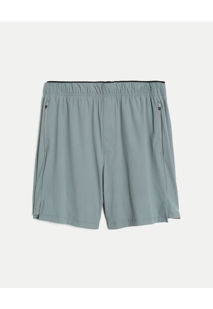 Short Training Con Biker Interno De 7 Pulgadas  Para Hombre Gris Atmos