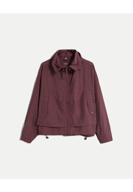 Chaqueta Para Mujer Deportiva Color Uva Marca Atmos #31080080