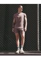 Short Con Bóxer Interno Y Cordón Ajustable  Para Hombre Lila Atmos de Atmos