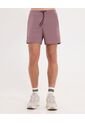 Short Con Bóxer Interno Y Cordón Ajustable  Para Hombre Lila Atmos de Atmos