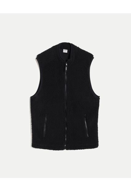 Chaleco Ovejero  Para Hombre Negro Atmos