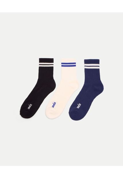 Pack X3 Medias Caña Media X3 Para Hombre Surtido Atmos