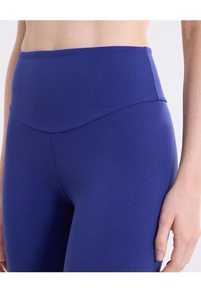 Leggins Regular Con Estribos  Para Mujer Azul Atmos