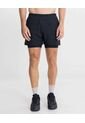 Short Training Largo Con Biker  Para Hombre Negro Atmos de Atmos