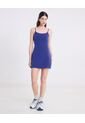 Vestido Con Abertura Posterior  Para Mujer Azul Atmos de Atmos