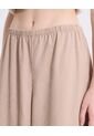 Pantalón Amplio Microconfort Fluido  Para Mujer Beige Atmos de Atmos