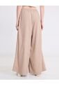 Pantalón Amplio Microconfort Fluido  Para Mujer Beige Atmos de Atmos