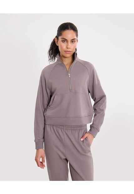 Buzo Para Mujer Cuello Alto O Cuello Tortuga Color Morado Marca Atmos #31060066