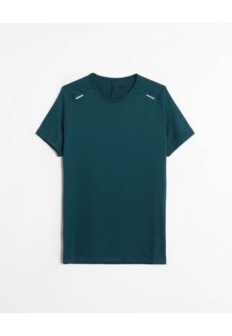 Camiseta  Para Hombre Manga Corta Cuello Redondo Color Esmeralda Marca Atmos #32090299 Atmos