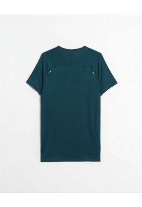 Camiseta Para Hombre Manga Corta Cuello Redondo Color Esmeralda Marca Atmos #32090299