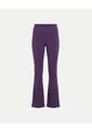 Leggins Flare  Para Mujer Largo Color Purpura Marca Atmos #31230129 de Atmos