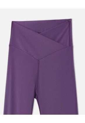 Leggins Flare  Para Mujer Largo Color Purpura Marca Atmos #31230129