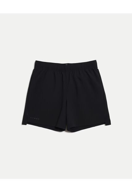 Bermuda  Para Hombre Deportiva Medio Color Negro Marca Atmos #32100182