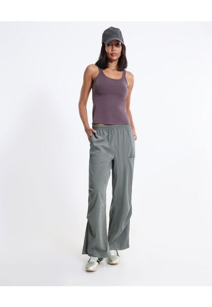 Camiseta Tank En Tela Plush  Para Mujer Morado Atmos