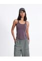 Camiseta Tank En Tela Plush  Para Mujer Morado Atmos de Atmos