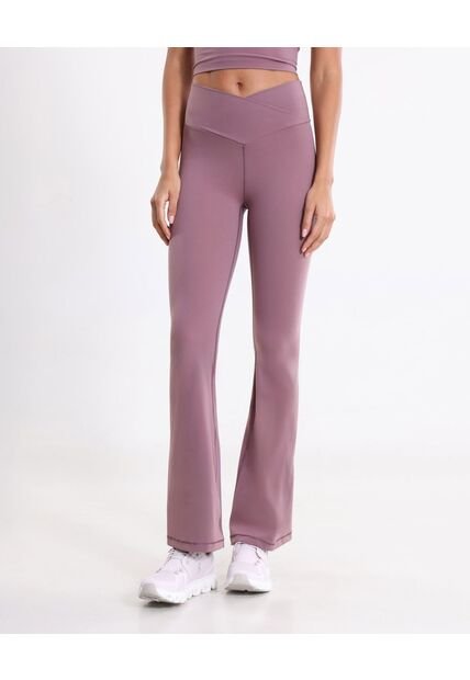 Leggings Flare Aerius Skin  Para Mujer Lila Atmos