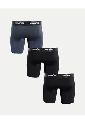 Boxer Para Hombre Filete Medio Color Negro Marca Atmos #32000058