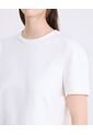 Camiseta Amplia Con Cortes Posteriores  Para Mujer Blanco Atmos de Atmos