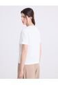 Camiseta Amplia Con Cortes Posteriores  Para Mujer Blanco Atmos de Atmos