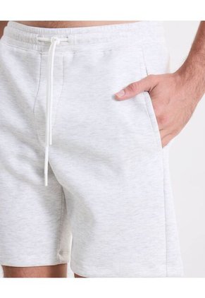 Bermuda Básica Plush  Para Hombre Gris Atmos