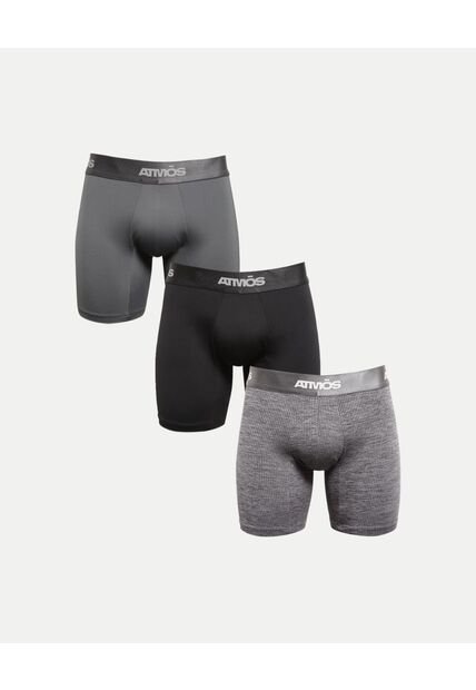 Boxer Para Hombre Filete Medio Color Negro Marca Atmos #32000059