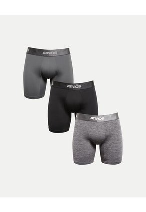 Boxer Para Hombre Filete Medio Color Negro Marca Atmos #32000059
