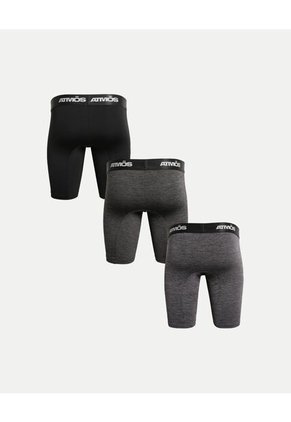 Boxer Para Hombre Filete Largo Color Negro Marca Atmos #32000061