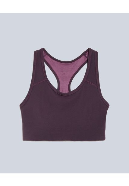 Top Para Mujer  Color Morado Marca Atmos #31220100