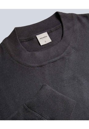 Saco Para Hombre Cuello Redondo Color Negro Marca Atmos #32330002