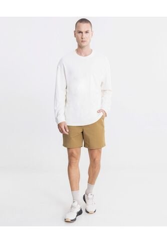 Bermuda  Para Hombre Regular Corto Color Camel Marca Atmos #32100177 Atmos